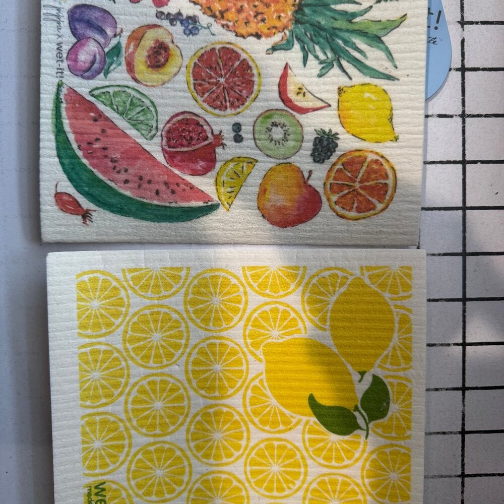 Wet-It! Swedish Treasures Dishcloth & Cleaning Cloth -Set of 2